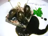 Receta Chipirones rellenos en su tinta