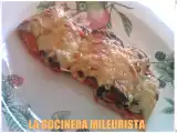 Receta Canelones de berenjena rellenos de carne picada