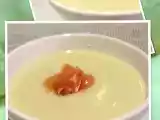 Receta Crema de coliflor con salmón