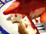 Receta Strawberry cheesecake o tarta de queso philadelphia