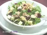 Receta Ensalada de rúcula, remolacha y atún
