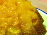Receta Bizcocho con naranja y mango confitado