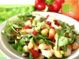Receta Ensalada de garbanzos y bacalao