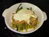 Receta Cazuela de espárragos y huevos