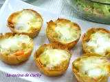 Receta Mini-quiches de chorizo y tortilla de patatas