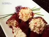 Receta Pimientos del piquillo rellenos de ensalada de surimi