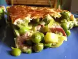 Receta Tortilla de guisantes con jamón