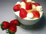 Receta Fresas con nata, miel y galletas