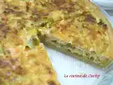 Receta Quiché de puerros y salmón ahumado