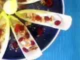 Receta Endivias con queso azul, nueces y arándanos (con y sin thermomix)