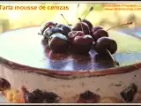 Receta Tarta mousse de cerezas.