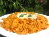 Receta Pasta fresca casera de tomate (con y sin thermomix)