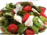 Receta Ensalada de espinacas y parmesano