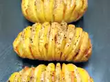 Receta Patatas hasselback con bacon y ajo