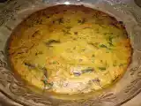 Receta Pastel de calabacin, acelgas y crema de queso