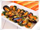 Receta Mejillones en salsa de vino