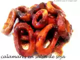Receta Anillas de calamar en salsa de soja