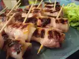 Receta Aperitivo de gambas y bacon