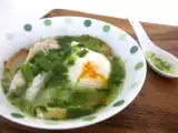 Receta Sopa de barracuda y cilantro