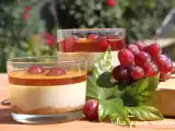 Receta Vasitos de queso y uvas