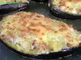 Receta Berenjenas rellenas al horno con tahini