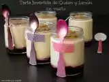 Receta Tarta invertida de queso y limón