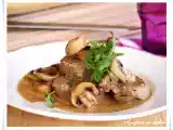 Receta Solomillo de cerdo con champiñones