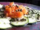 Receta Carpaccio de calabacín con alcaparras