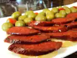 Receta Chorizos al vino (con manzanilla de sanlúcar)