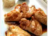 Receta Alitas de pollo con soja y miel