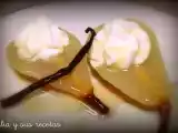 Receta Peras a la vainilla