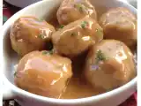 Receta Albóndigas de pollo en salsa agridulce