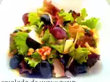 Receta Ensalada de uvas y queso