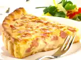 Receta Quiche lorraine de bacon y jamón york