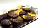 Receta Naranjas confitadas bañadas en chocolate
