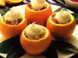 Receta Naranjas rellenas de ensalada de pollo y piña