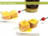 Receta Brocheta de salmón a la naranja