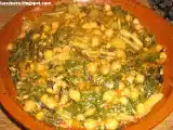 Receta Potaje de garbanzos con acelgas