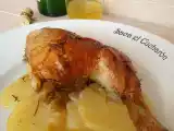Receta Pollo asado a la sidra