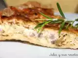 Receta Quiche de puerros y jamón