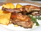 Receta Conejo al horno con patatas