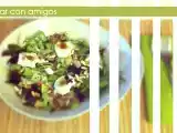 Receta Ensalada con manzana y queso de cabra