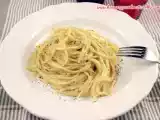 Receta Pasta cacio e pepe a la romana (queso y pimienta)