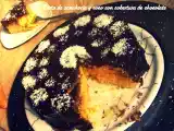 Receta Tarta de zanahoria y coco con cobertura de chocolate