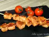 Receta Pincho de pollo al curry