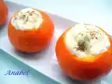 Receta Mandarinas rellenas de crema a la canela