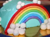 Receta Tarta piñata - rainbow pinata cake