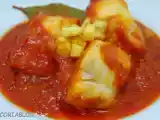 Receta Bacalao con tomate