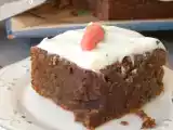 Receta Brownie de zanahoria y almendra