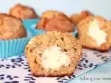 Receta Muffins de zanahoria rellenos de queso